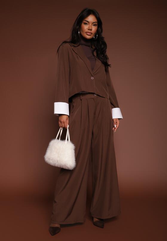 Коричневий Повсякденний Комплект 2