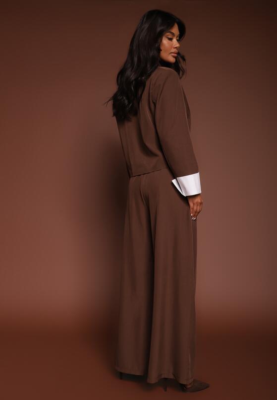 Коричневий Повсякденний Комплект 3