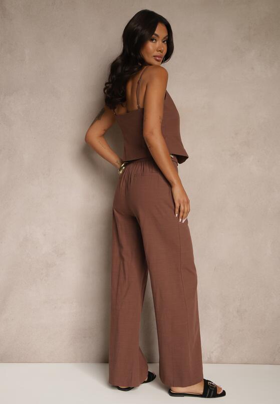 Коричневий Повсякденний Комплект 3