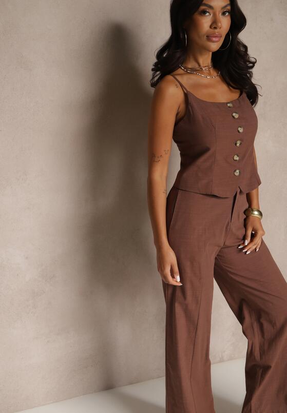 Коричневий Повсякденний Комплект 5