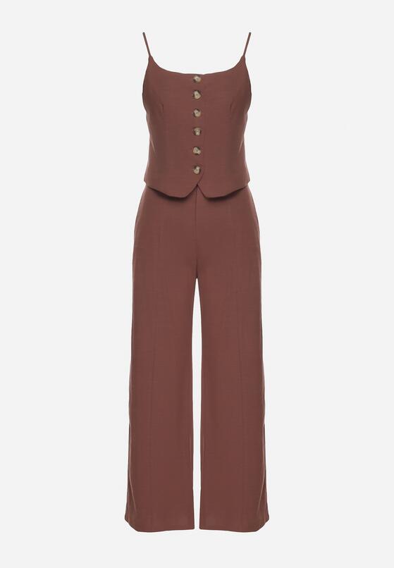 Коричневий Повсякденний Комплект 6