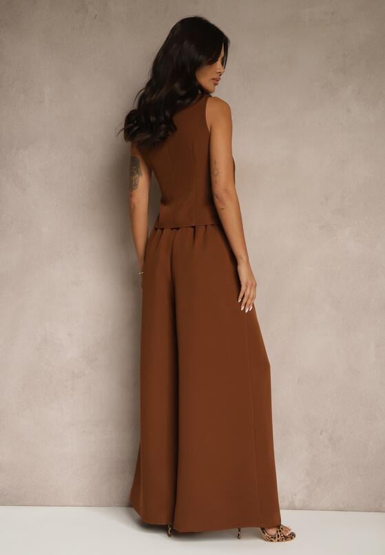 Коричневий Повсякденний Комплект 3