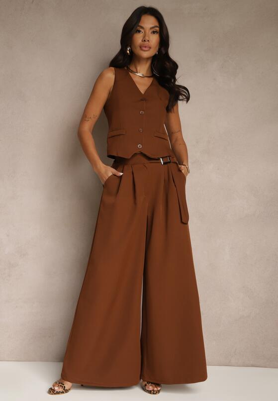 Коричневий Повсякденний Комплект 1