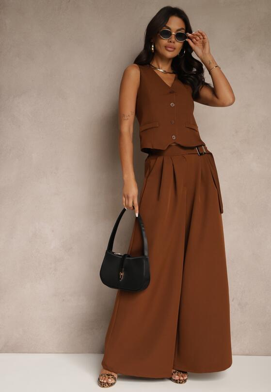 Коричневий Повсякденний Комплект 2