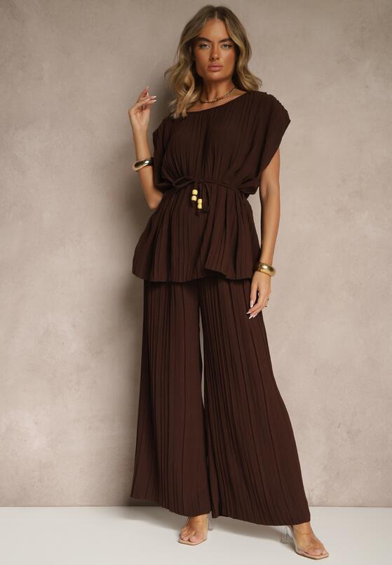 Коричневий Повсякденний Комплект 1