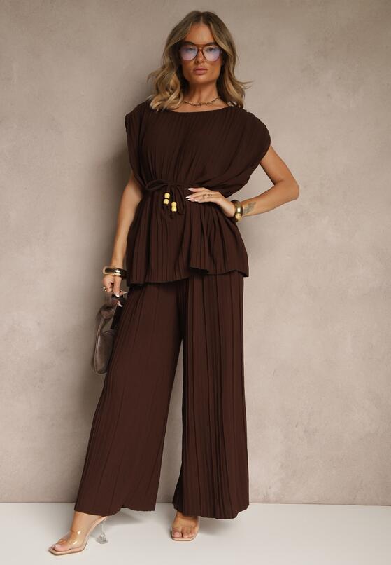 Коричневий Повсякденний Комплект 2