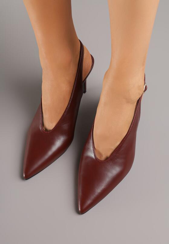 Бордові Босоніжки 3