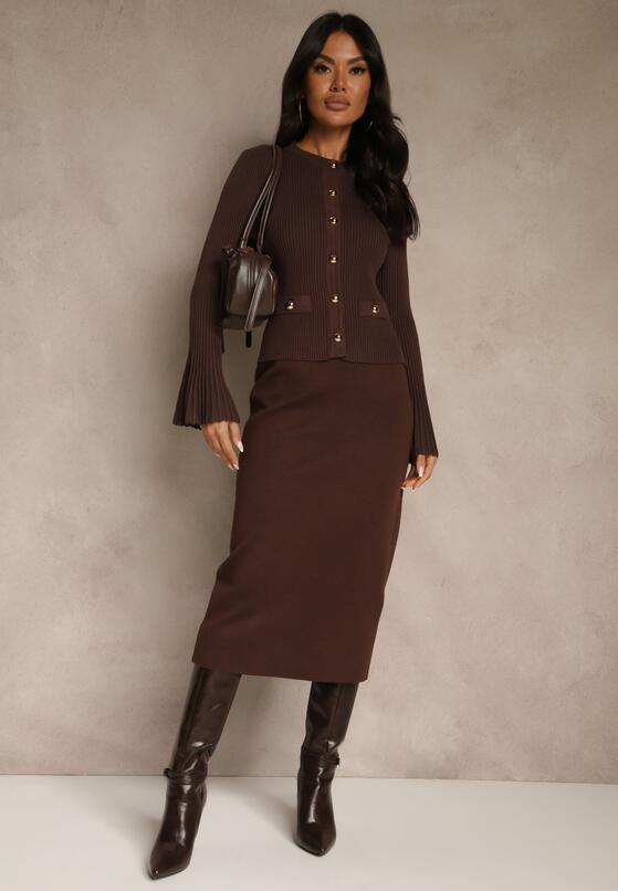 Коричневий Кардиган 2