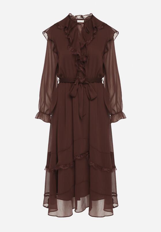 Коричнева Сукня 6