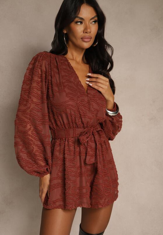 Коричневий Комбінезон 1