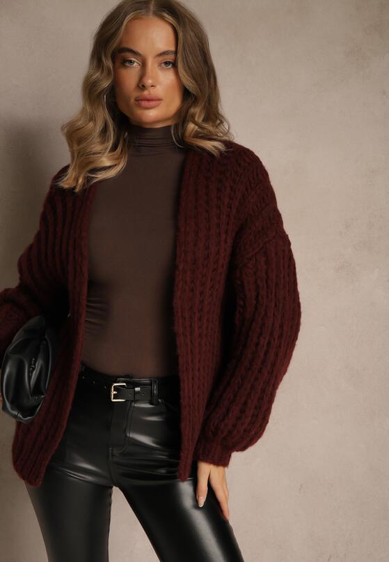 Бордовий Кардиган 2