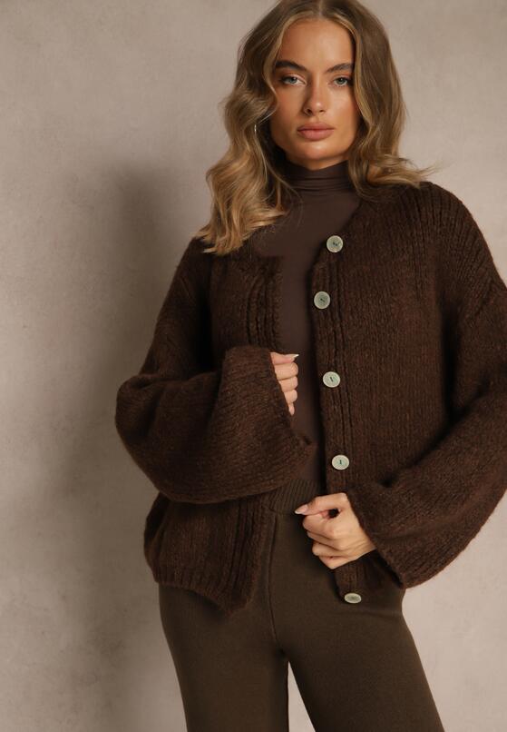 Коричневий Кардиган 1