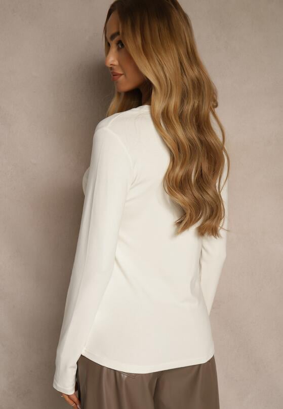 Білий Лонгслів 3