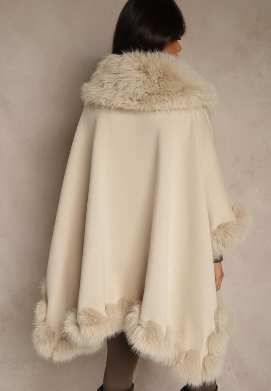 Бежеве Пончо 3