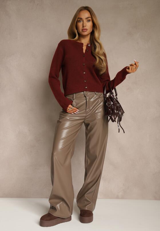 Бордовий Кардиган 2