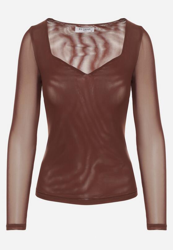 Коричнева Блузка 6