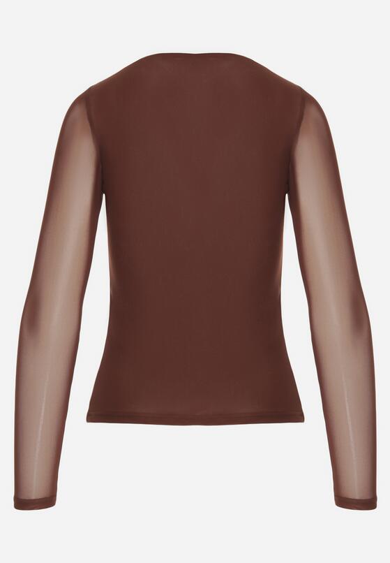 Коричнева Блузка 7
