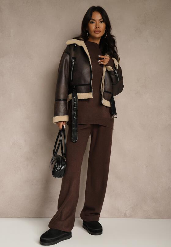 Коричневий Повсякденний Комплект 2