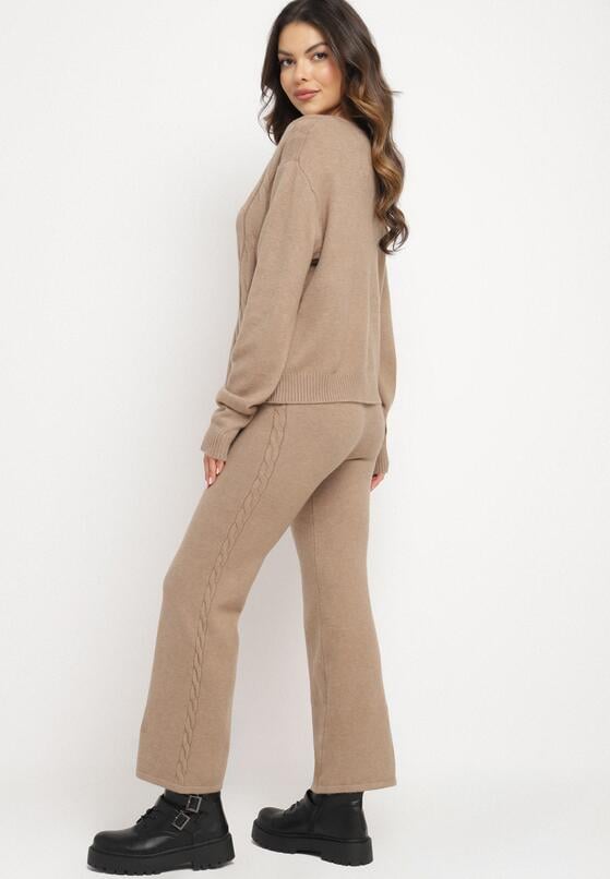 Бежевий Повсякденний Комплект 3