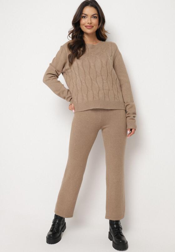 Бежевий Повсякденний Комплект 4