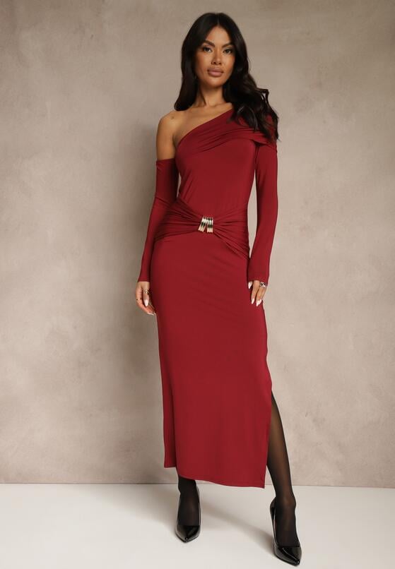 Бордова Сукня 1