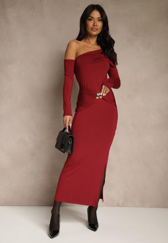 Бордова Сукня 2