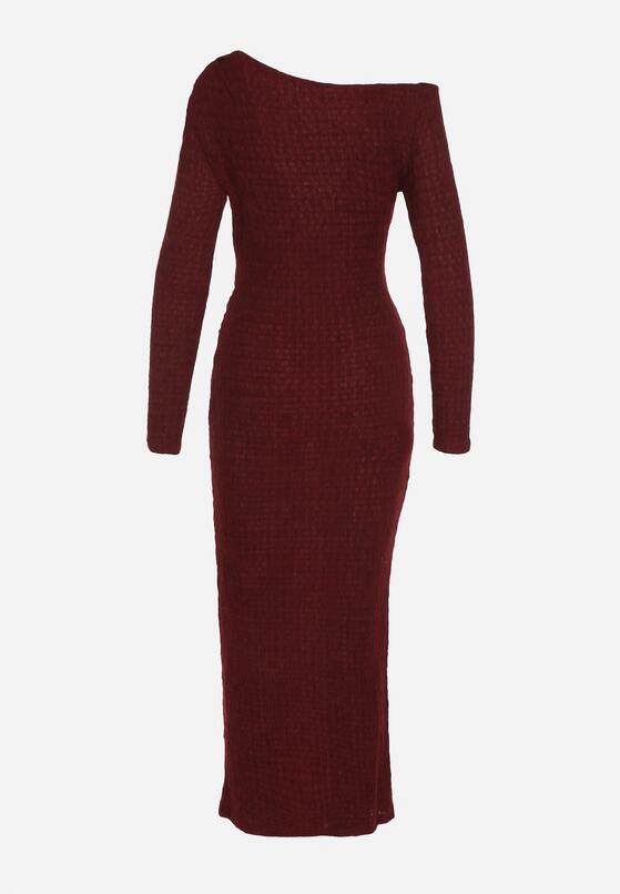 Бордова Сукня 7