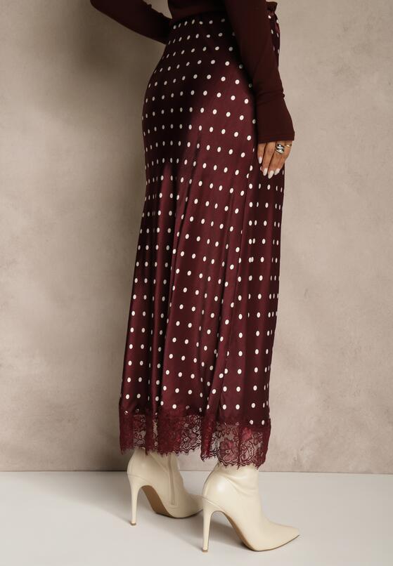 Бордова Спідниця 3