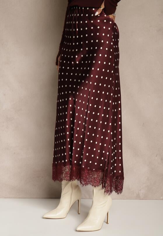 Бордова Спідниця 4
