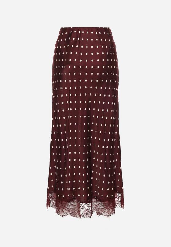 Бордова Спідниця 7