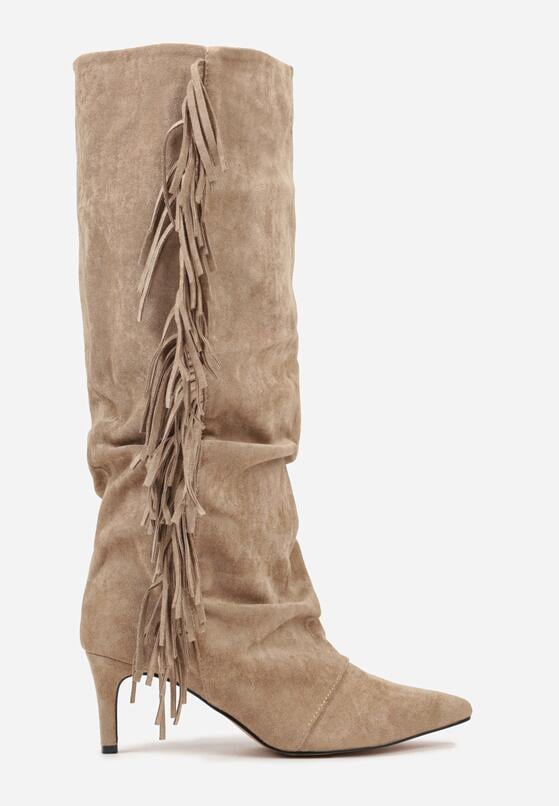 Темно-Бежеві Чоботи 4