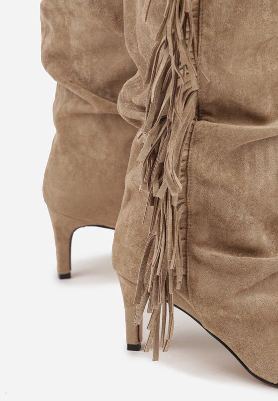 Темно-Бежеві Чоботи 6