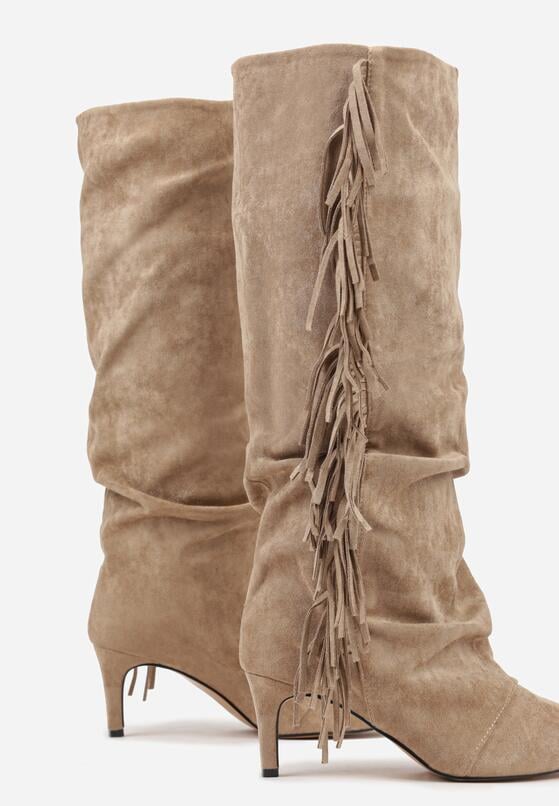 Темно-Бежеві Чоботи 7