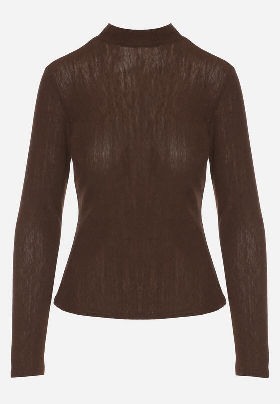 Коричневий Лонгслів 6