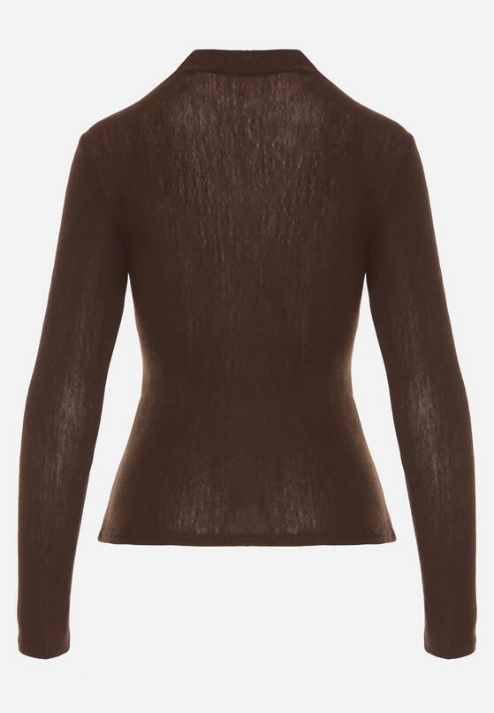 Коричневий Лонгслів 7