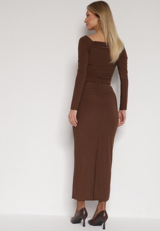 Коричнева Сукня 3