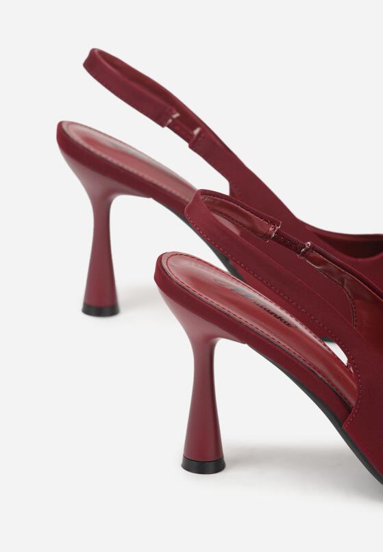 Бордові Босоніжки 6