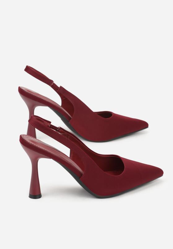 Бордові Босоніжки 7