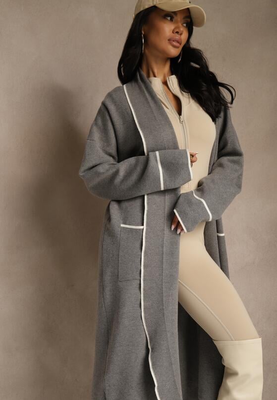 Сірий Кардиган 2