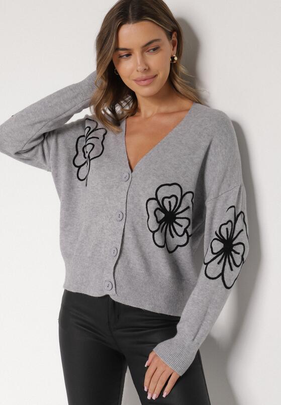 Сірий Кардиган 2