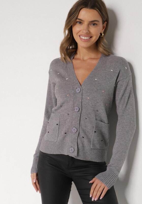 Сірий Кардиган 1