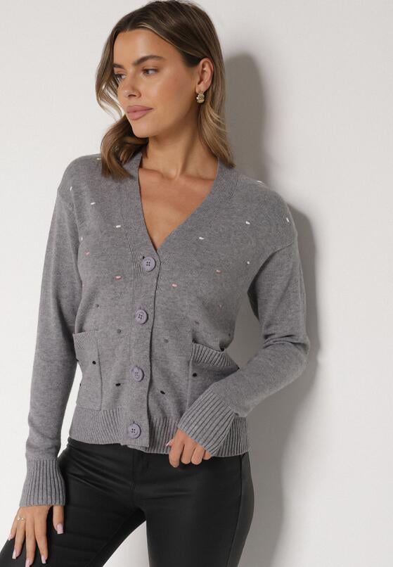 Сірий Кардиган 2