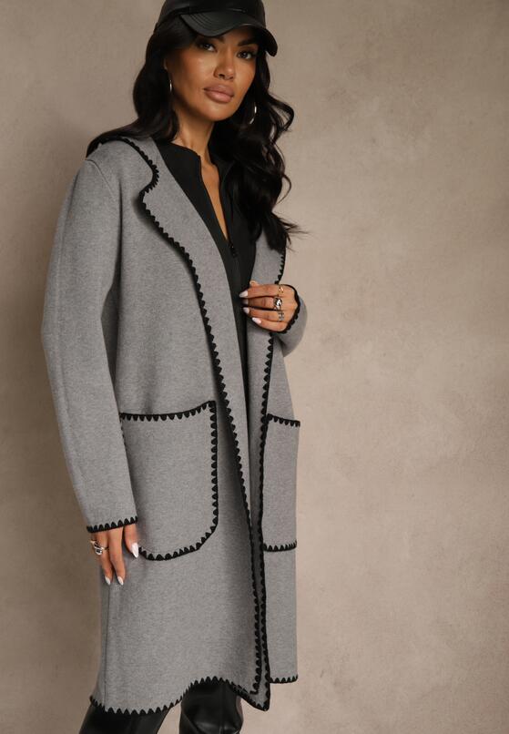 Сірий Кардиган 4