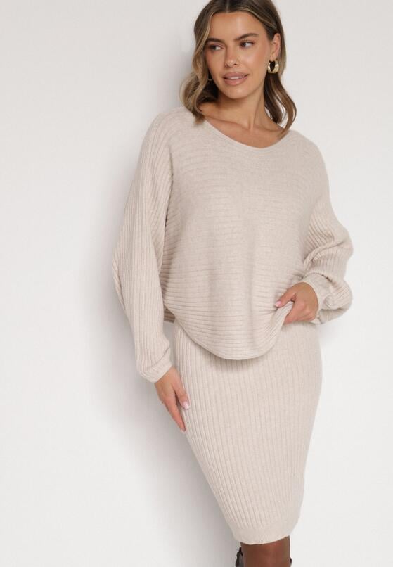 Темно-Бежевий Повсякденний Комплект 1