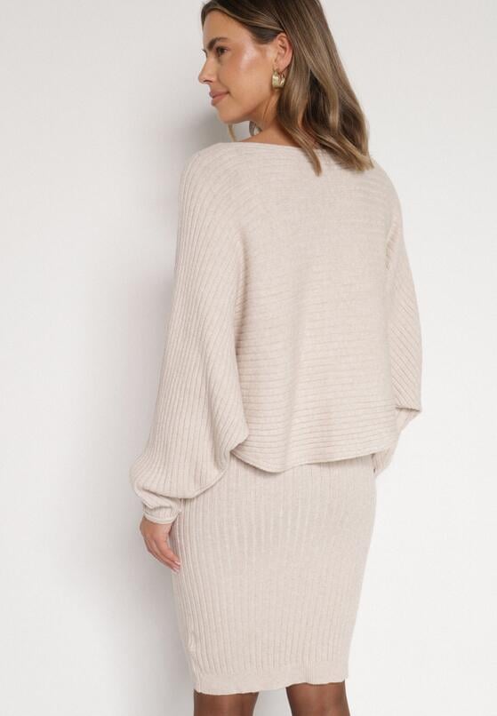 Темно-Бежевий Повсякденний Комплект 3