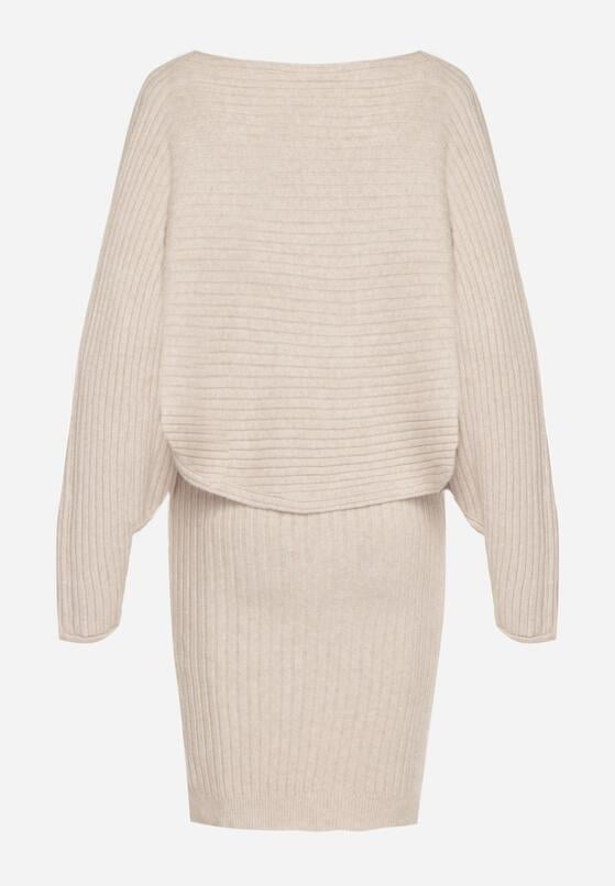 Темно-Бежевий Повсякденний Комплект 7