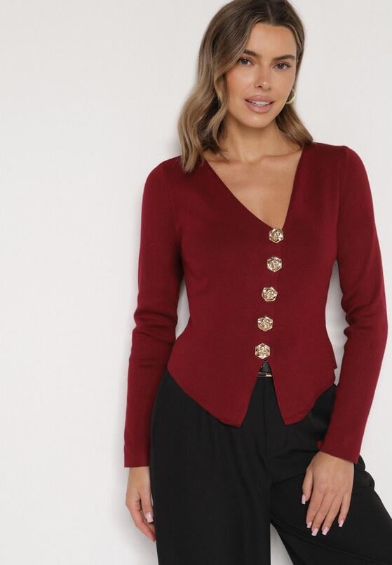 Бордовий Светр 1