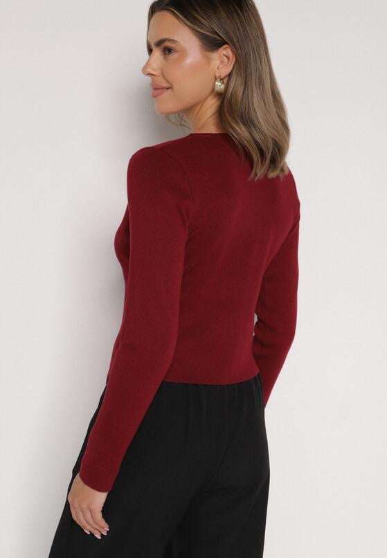 Бордовий Светр 3