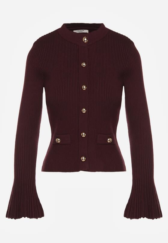 Бордовий Кардиган 6