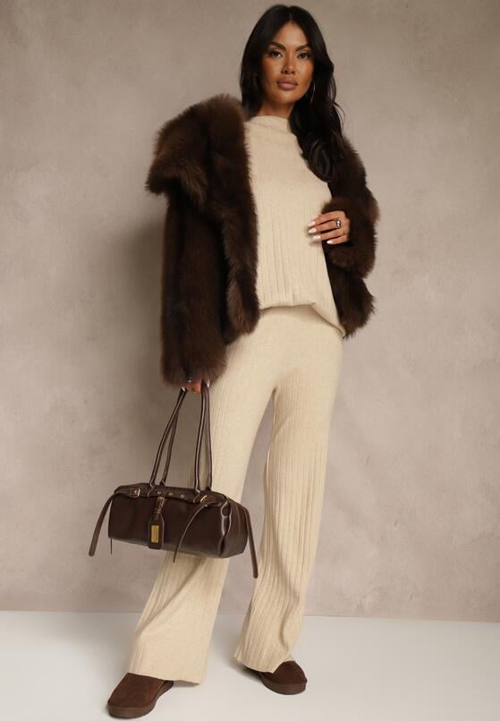 Бежевий Повсякденний Комплект 2